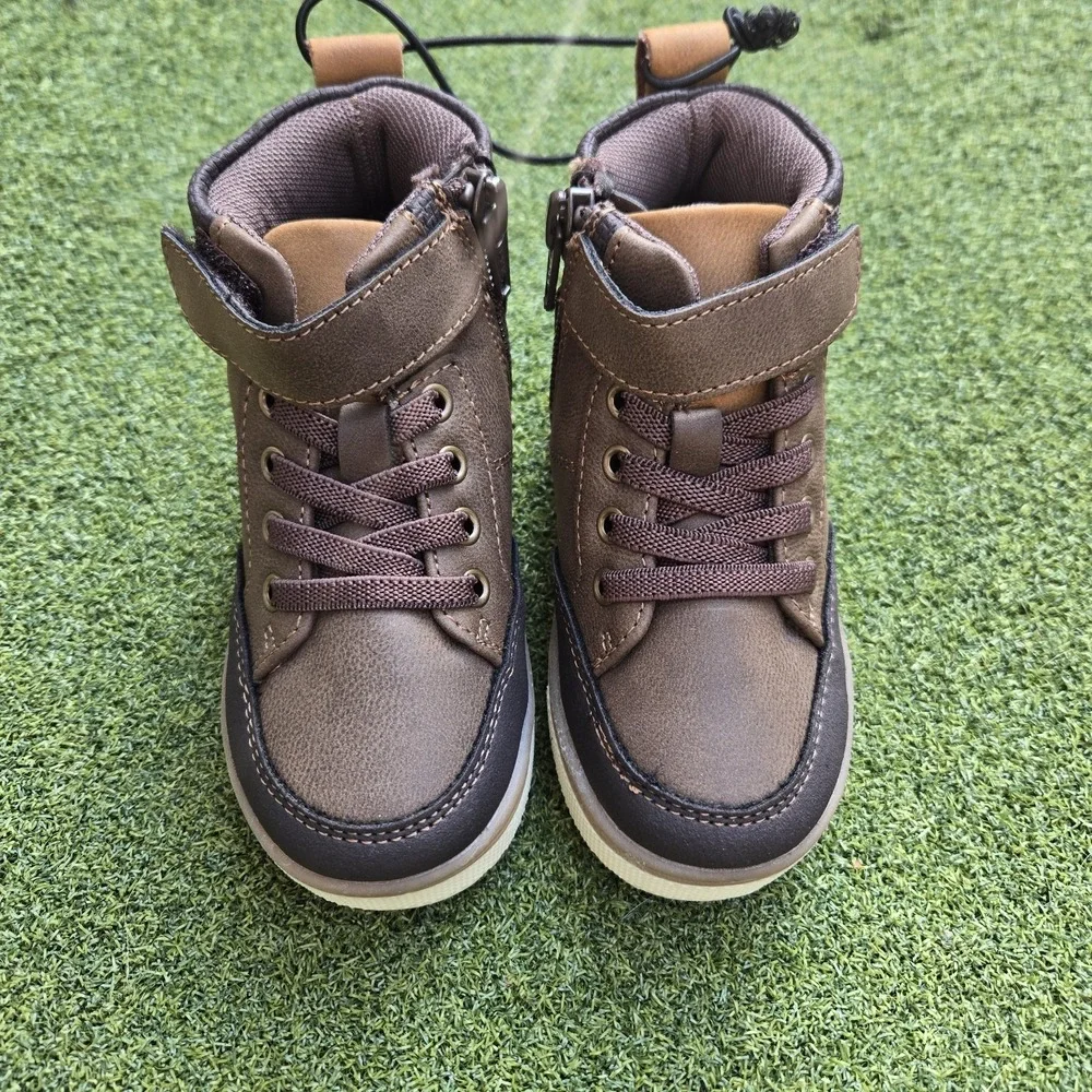 Thereabouts Boots Toddler Boys Lil Asher Brown Size 6M